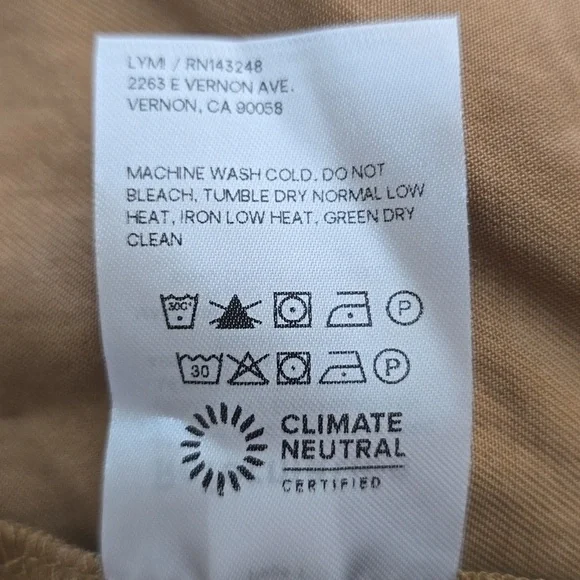 NWT, Reformation, Mason Trousers Pant, Camel, Women’s 8 - Picture 13 of 16